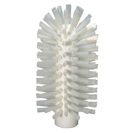 3" W Tube and Pipe Brush, Medium, Not Applicable L Handle, 5 1/2 in L Brush, White, 6 in L Overall