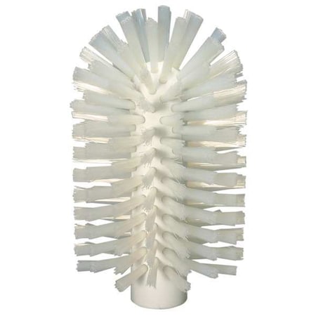 3-1/2" W Tube and Pipe Brush, Medium, Not Applicable L Handle, 5 3/4 in L Brush, White