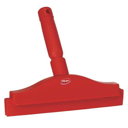 VIKAN Red 10" Polypropylene Bench Squeegee, Width: 9.84"