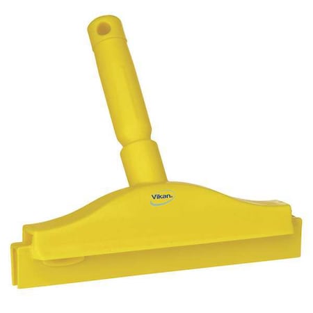VIKAN Yellow 10" Polypropylene Bench Squeegee, Width: 9.84"