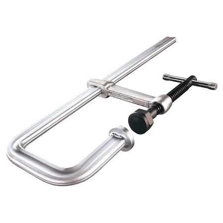 20 in Bar Clamp, Steel Handle and 7 in Throat Depth
