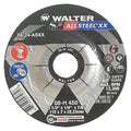 Depressed Center Grinding Wheel, Type 27, 4 1/2 in Dia, 0.25 in Thick, 7/8 in Arbor Hole Size