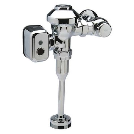 Urinal Automatic Flush Valve, 0.5 gpf gpf, Polished Chrome, 3/4 in, 1 1/2 in Spud Coupling