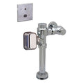 Toilet Automatic Flush Valve, 1.6 gpf gpf, Polished Chrome, 1 in, 1 1/2 in Spud Coupling