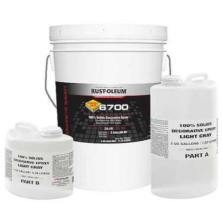 Epoxy Coating, High Gloss Finish, Light Gray, Solvent Base
