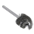 Fitting Brush, 3 1/4 in L Handle, 1 in L Brush, Silver, Polypropylene, 3 1/2 in L Overall