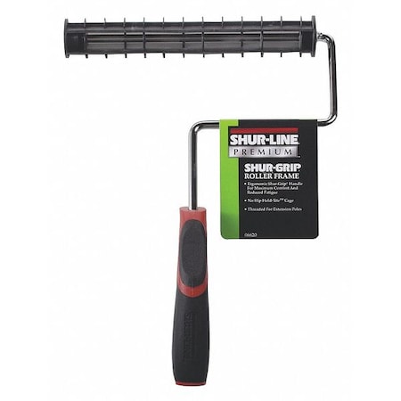 Paint Roller Frame, Frame, Plastic Handle, 9" Rollers