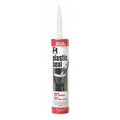 Polyurethane Sealant, 10 oz, Cartridge, Gray, Polyurethane Base, Plastic Seal