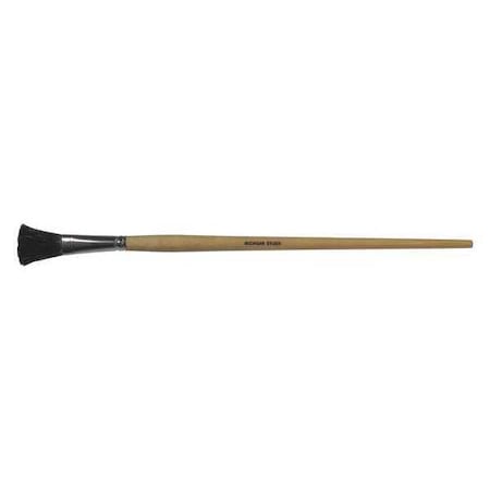 5/8" Artist Soft, Hog Hair Bristle, Paint Brush, Wood Handle