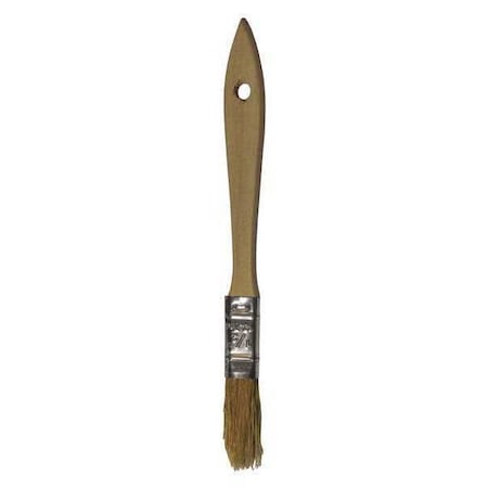 1/2" Flat Sash Soft, Nylon Bristle, Paint Brush, Wood Handle