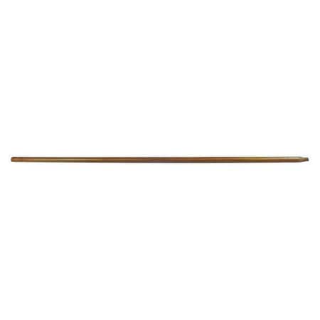 60" Handle, 1 1/8 in Dia, Tan, Wood