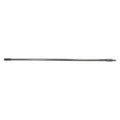 60" Handle, 1 in Dia, Tan, Silver, Steel
