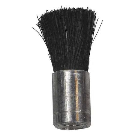 5/8 in W Flow Through Brush, Not Applicable L Handle, 1 7/8 in L Brush, Black, Wood, 2 in L Overall
