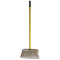 4 1/4 in W Car Wash Brush, 31 in L Handle, 5 in L Brush, White, Plastic, Pleated Steel