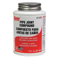 Pipe Thread Sealant 8 fl oz, Brush-Top Can, Gray Pipe Joint Compound, Gray, Liquid