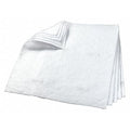 Sorbent Pad, 75 gal, 34 in x 38 in, Oil, White, 50 PK