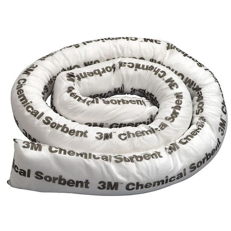 Absorbent Boom, Chemical, 8 ft. L, PK6