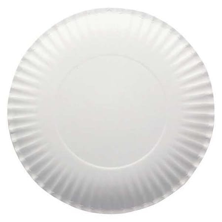 Paper, Plate, Round, 9", White, PK1000