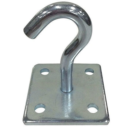 Hook, Steel, Zinc, 4in H, 150 lb. Load Limit