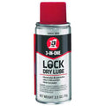Lock Lubricant, 2.5 oz, Aerosol Can, Mineral Oil, Colorless