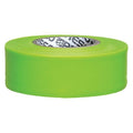 Flagging Tape, No Legend, Fluorescent Green, 1 3/16 in Wide x 150 ft Length, Vinyl, 5 mil