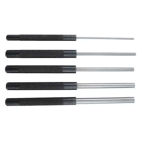 Drive Pin Set, 8" L, Steel, 5 pcs.