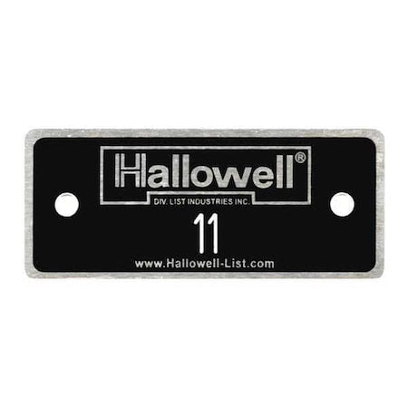 Number Plate, Numbers 11 to 25, Aluminum