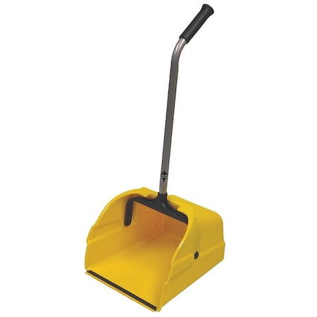13-3/4 in W Long Handled Dust Pan