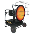 Portable Oil and Kerosene Torpedo Heater, 125,000 BtuH, Diesel, Kerosene, 3,125 sq ft Heat Area