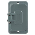 Weatherproof Cover, 1 Gang, Thermoplastic Elastomer, GFCI Receptacle Cover Type
