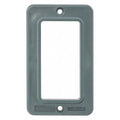 Box Cover, Outlet Box Type, 1 Gang, Thermoplastic Elastomer
