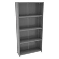 Metal Shelving Unit, 12"D x 36"W x 75"H, 4 Shelves, Carbon Steel