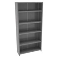 Metal Shelving Unit, 12"D x 36"W x 75"H, 5 Shelves, Carbon Steel
