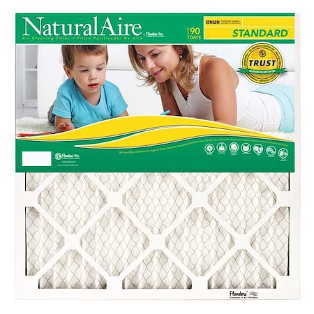 Standard Capacity Pleated Filter, 20"x20"x1", MERV 8