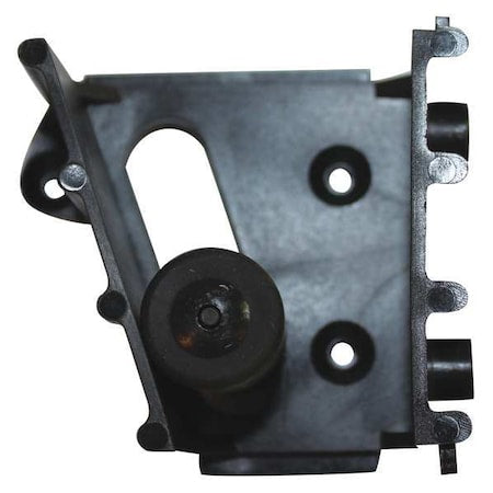 Mop and Broom Holder, Black, 2-1/2 in. L
