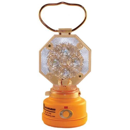 Safety Light, Clear, LED, 2 D Batteries