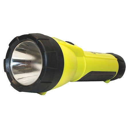 Yellow LED Handheld Flashlight, Alkaline AA/D, 200lm