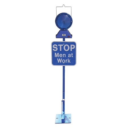 Permanent Mount Flag, Blue, LED