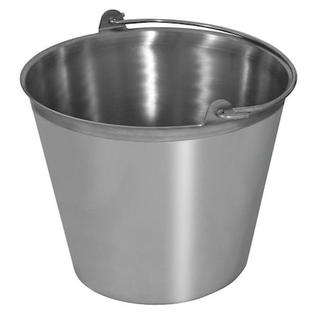 Dairy Pail, 12 1/4 in Dia, SS