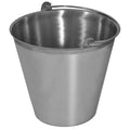 Pail, 16 qt, Stainless Steel