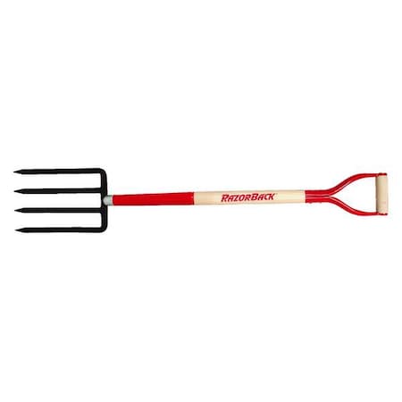 Spading Fork, D-Grip Handle, 30in.LHandle
