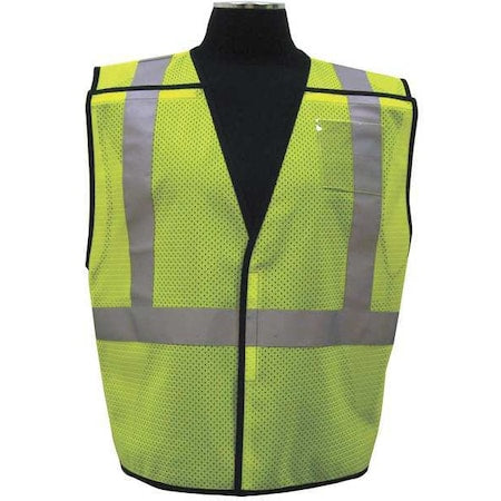 2XL/3XL Class 2 High Visibility Vest, Lime