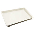 Stackable Storage Container, 1.3 gal, 18-3/4 in L x 11-7/8 in W x 1-3/4 in H, White