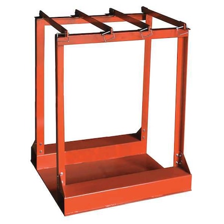 Gas Cylinder Rack, Capacity 6 Cylinders