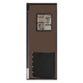 Swinging Door,7 x 2.5 ft,Chocolate Brown