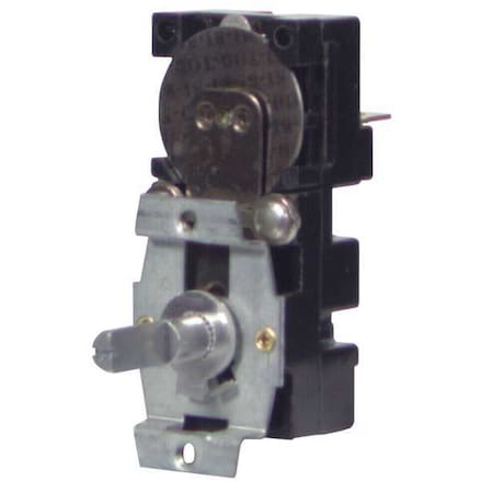Elct Wl/Ceil Htr Thrmostat, 2-1/2"H, 1Pole