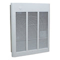 Recessed Electric Wall-Mount Heater, Recessed or Surface, 4000/3000 W, 240/277V AC, White