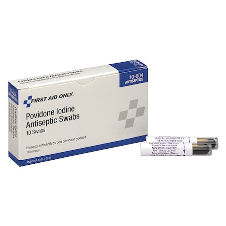 PVP Swabs, Packet, 2-1/8 In., PK10