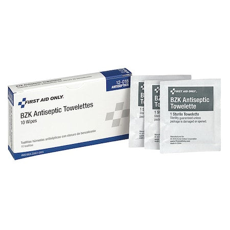 Antiseptic, Packet, 7-3/4 x 5 In., PK10