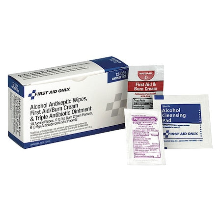Antiseptic Wipes, Assorted, PK42